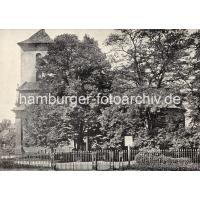 17999_24_328 Historisches Bild - Blick auf die Ottensener Christianskirche ca. 1890. | Klopstockstrasse, historische Bilder und aktuelle Fotos aus Hamburg Ottensen.
